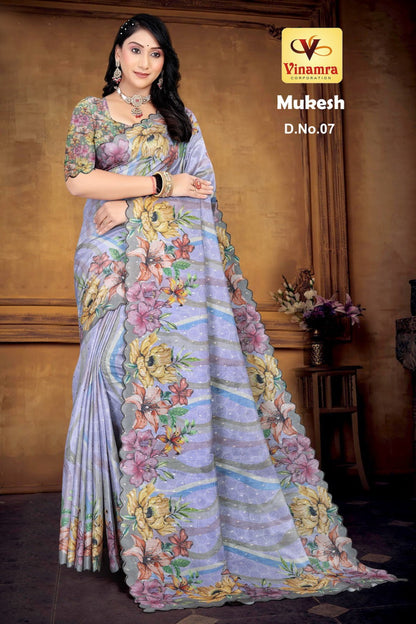 Mukesh Vinamra Cotton Silk Sarees Manufacturer Gujarat