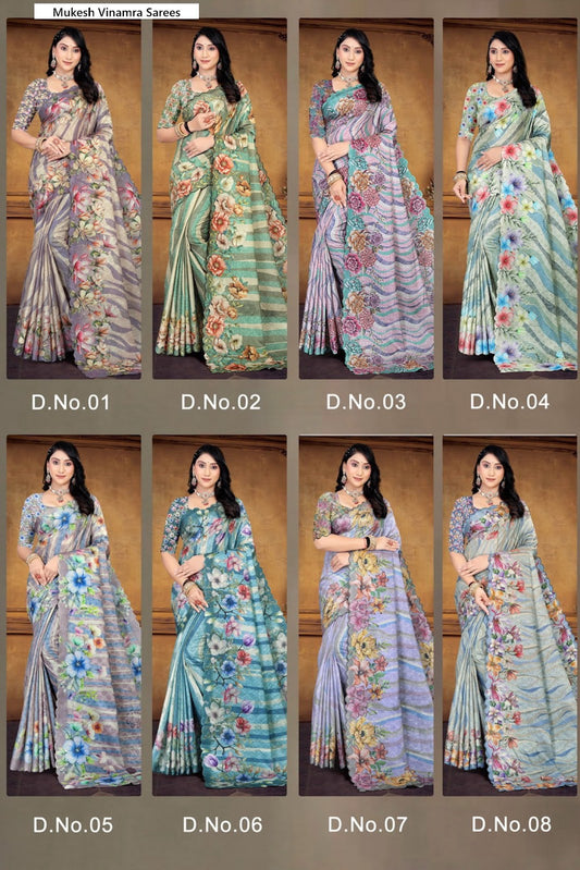 Mukesh Vinamra Cotton Silk Sarees Manufacturer Gujarat