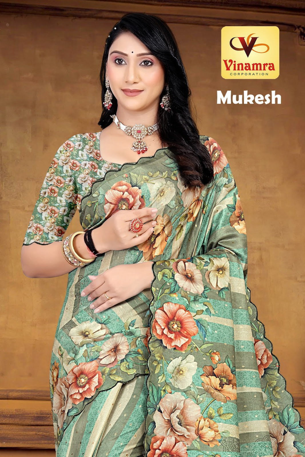 Mukesh Vinamra Cotton Silk Sarees Manufacturer Gujarat