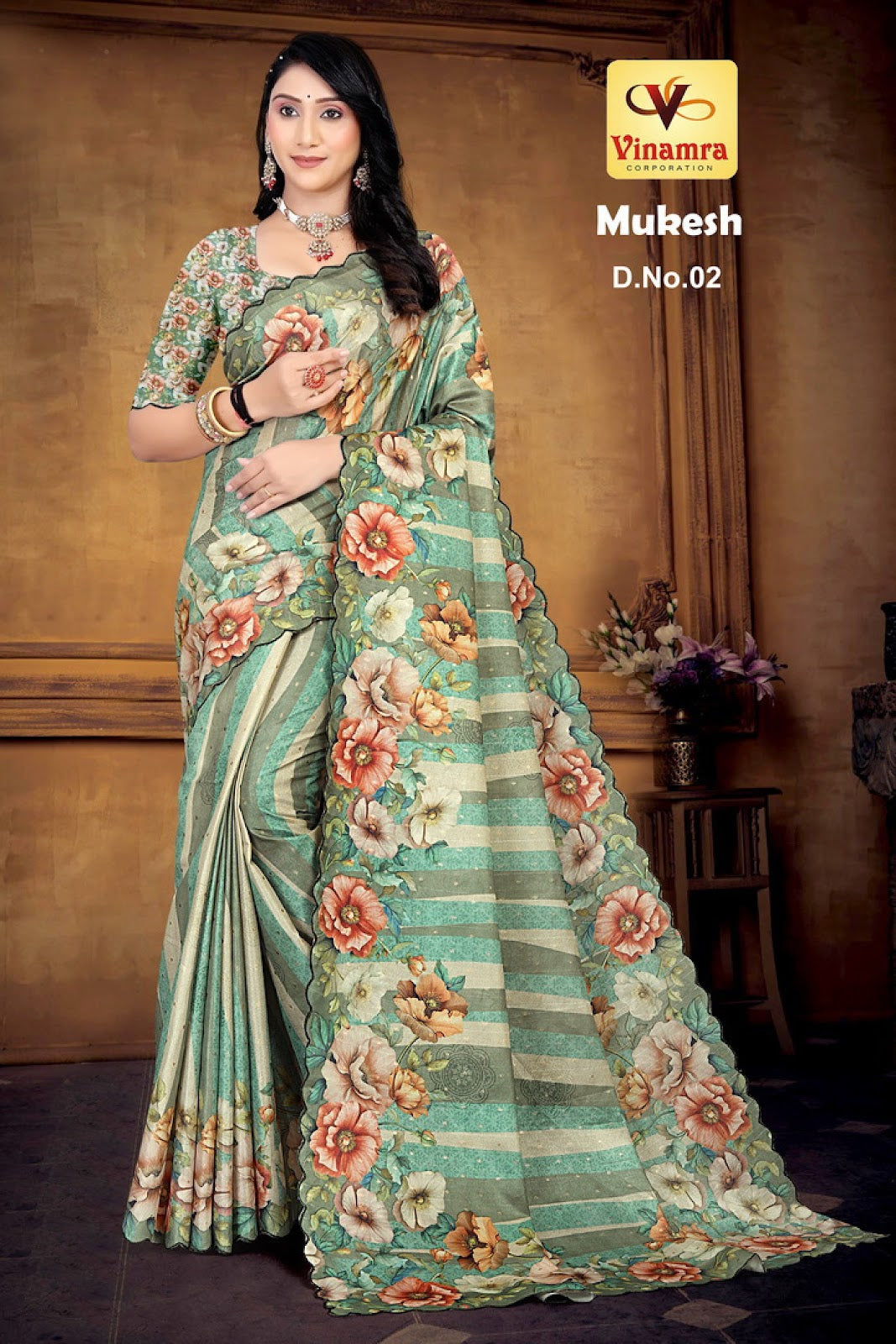 Mukesh Vinamra Cotton Silk Sarees Manufacturer Gujarat