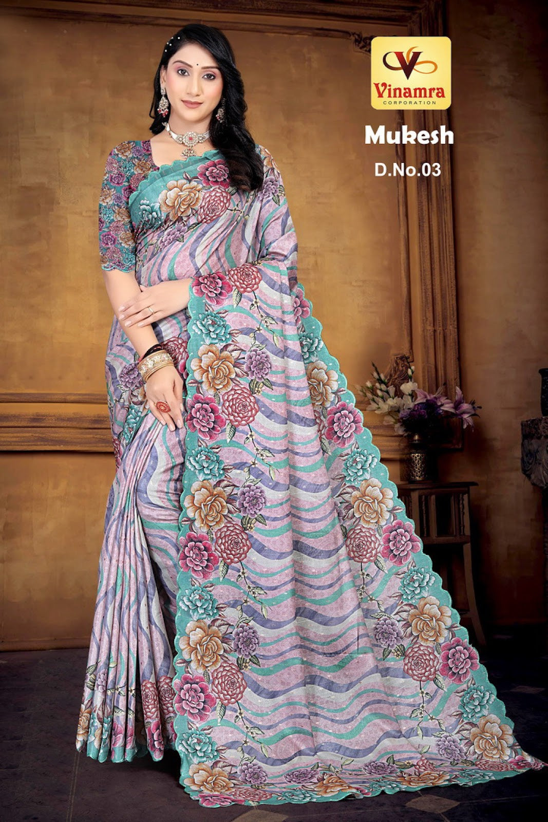 Mukesh Vinamra Cotton Silk Sarees Manufacturer Gujarat