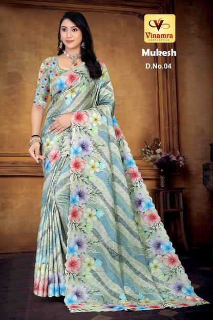 Mukesh Vinamra Cotton Silk Sarees Manufacturer Gujarat