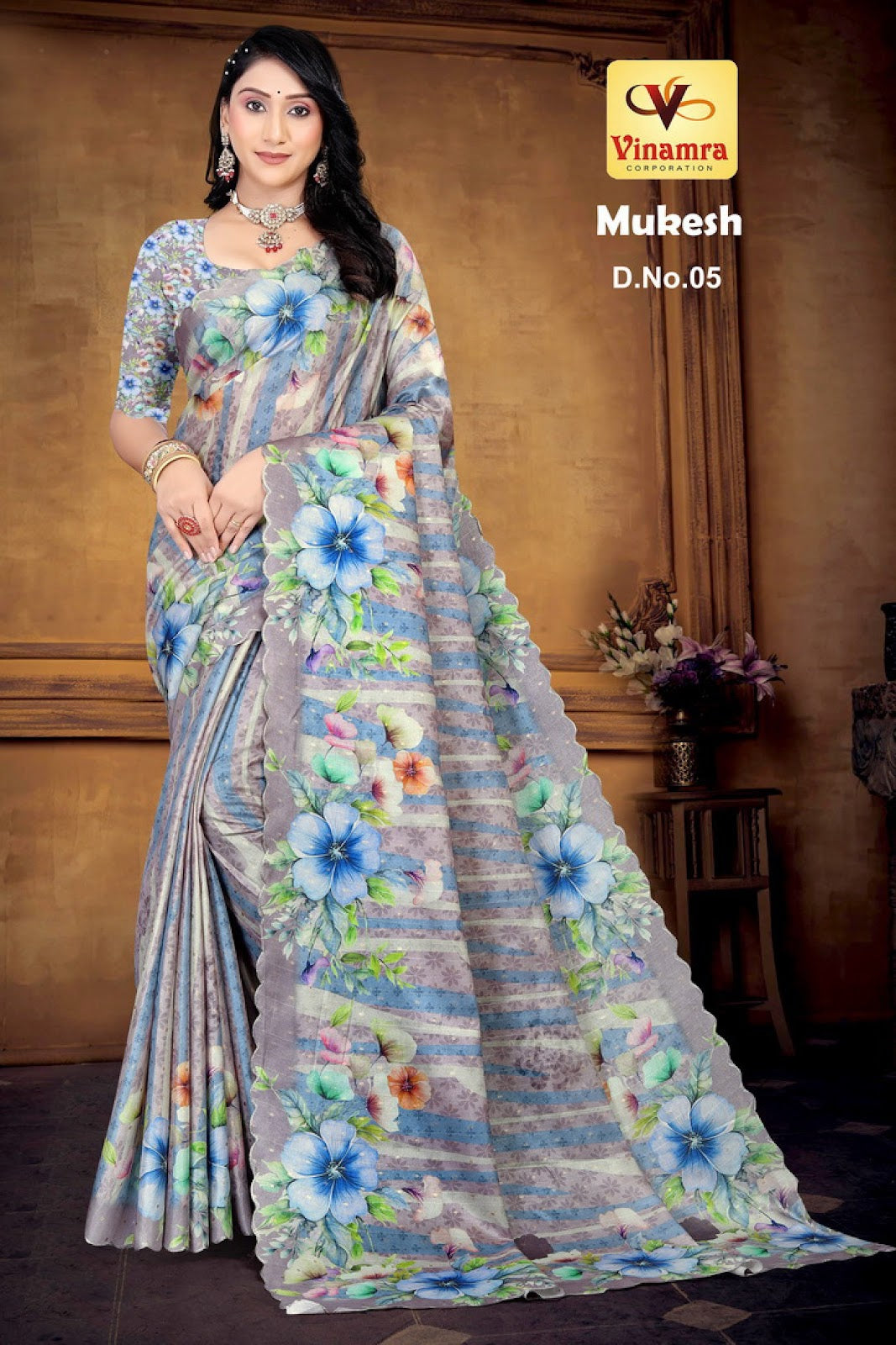 Mukesh Vinamra Cotton Silk Sarees Manufacturer Gujarat