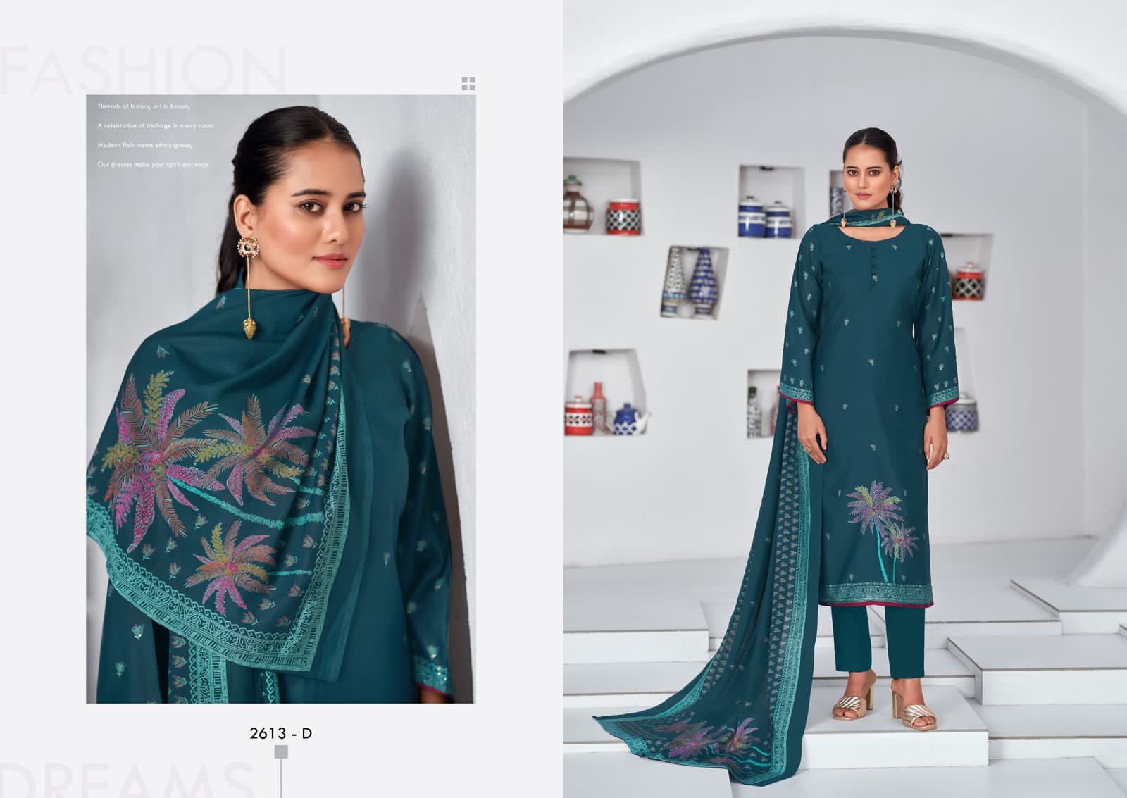 Mukti Sargam Prints Viscose Modal Pant Style Suits Wholesale Price