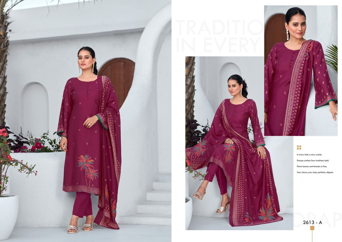 Mukti Sargam Prints Viscose Modal Pant Style Suits Wholesale Price