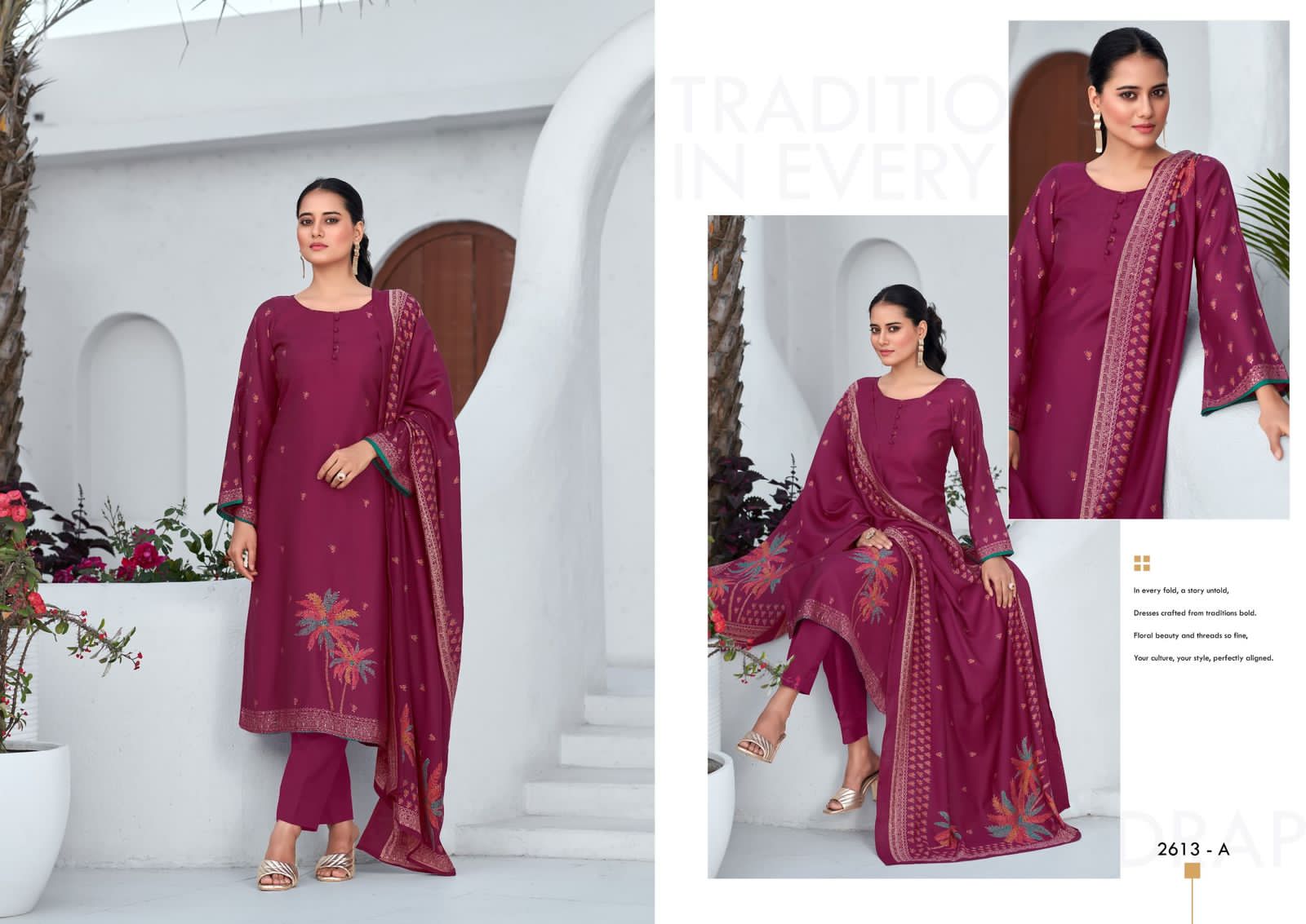 Mukti Sargam Prints Viscose Modal Pant Style Suits Wholesale Price