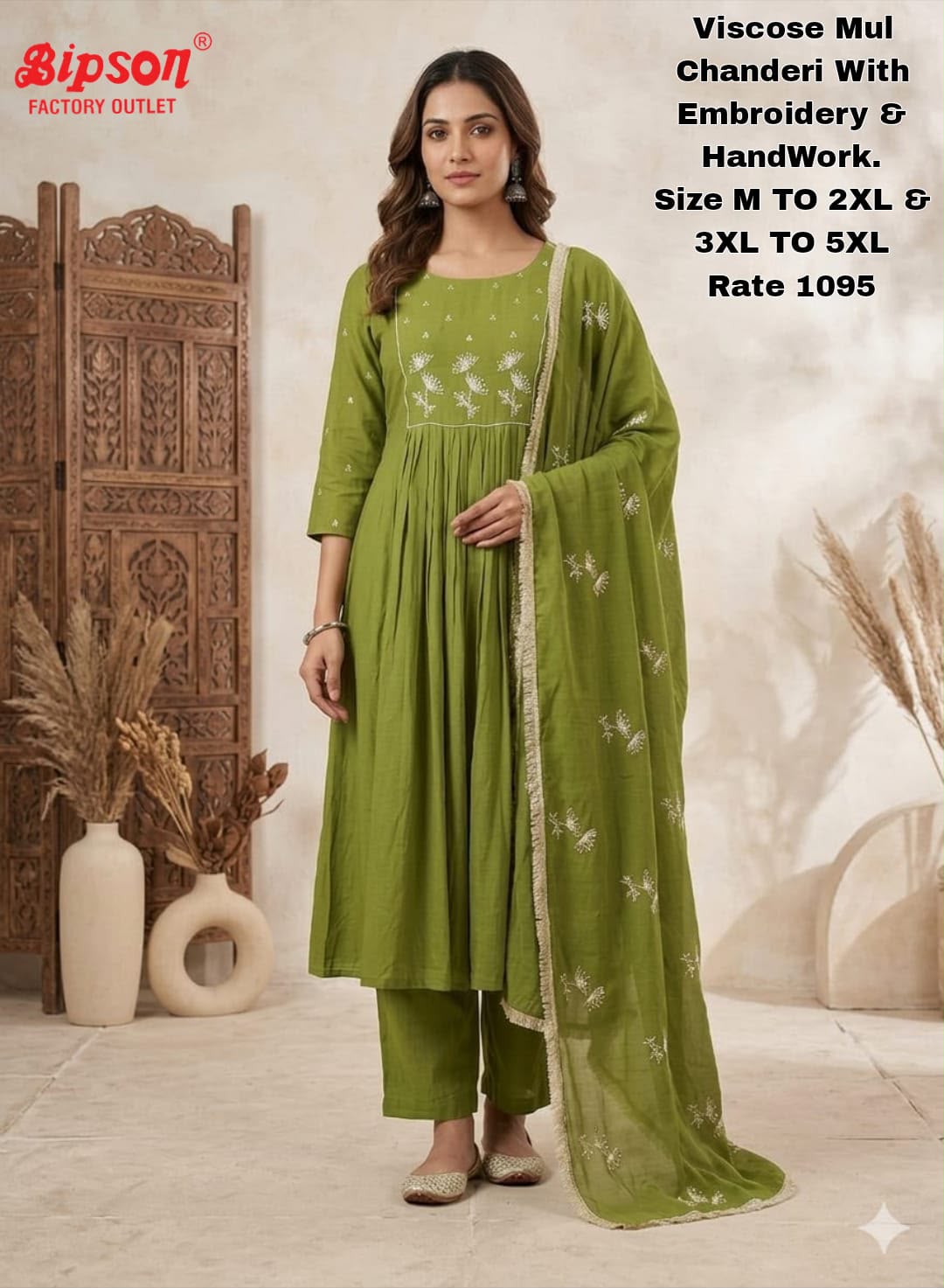 Mul Chanderi 2706 Bipson Prints Readymade Pant Style Suits Wholesale Price