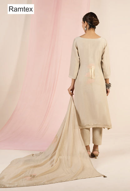 Mul Linen Heritage Ramtex Pant Style Suits Supplier Ahmedabad