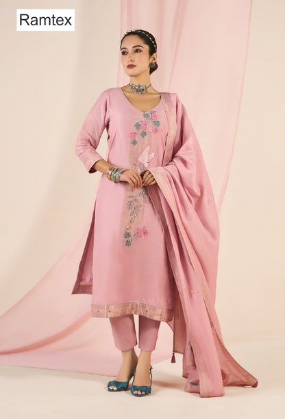 Mul Linen Heritage Ramtex Pant Style Suits Supplier Ahmedabad
