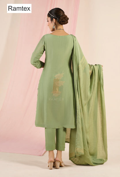 Mul Linen Heritage Ramtex Pant Style Suits Supplier Ahmedabad