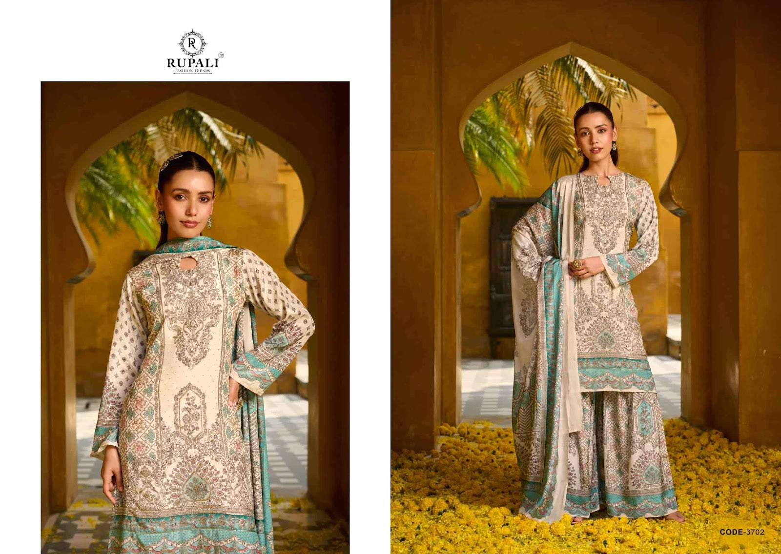 Mulaqat Rupali Viscose Muslin Pant Style Suits Manufacturer Gujarat