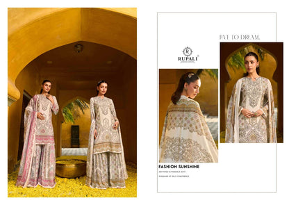 Mulaqat Rupali Viscose Muslin Pant Style Suits Manufacturer Gujarat