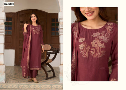 Mulmul Ramtex Mul Cotton Pant Style Suits Wholesale Rate