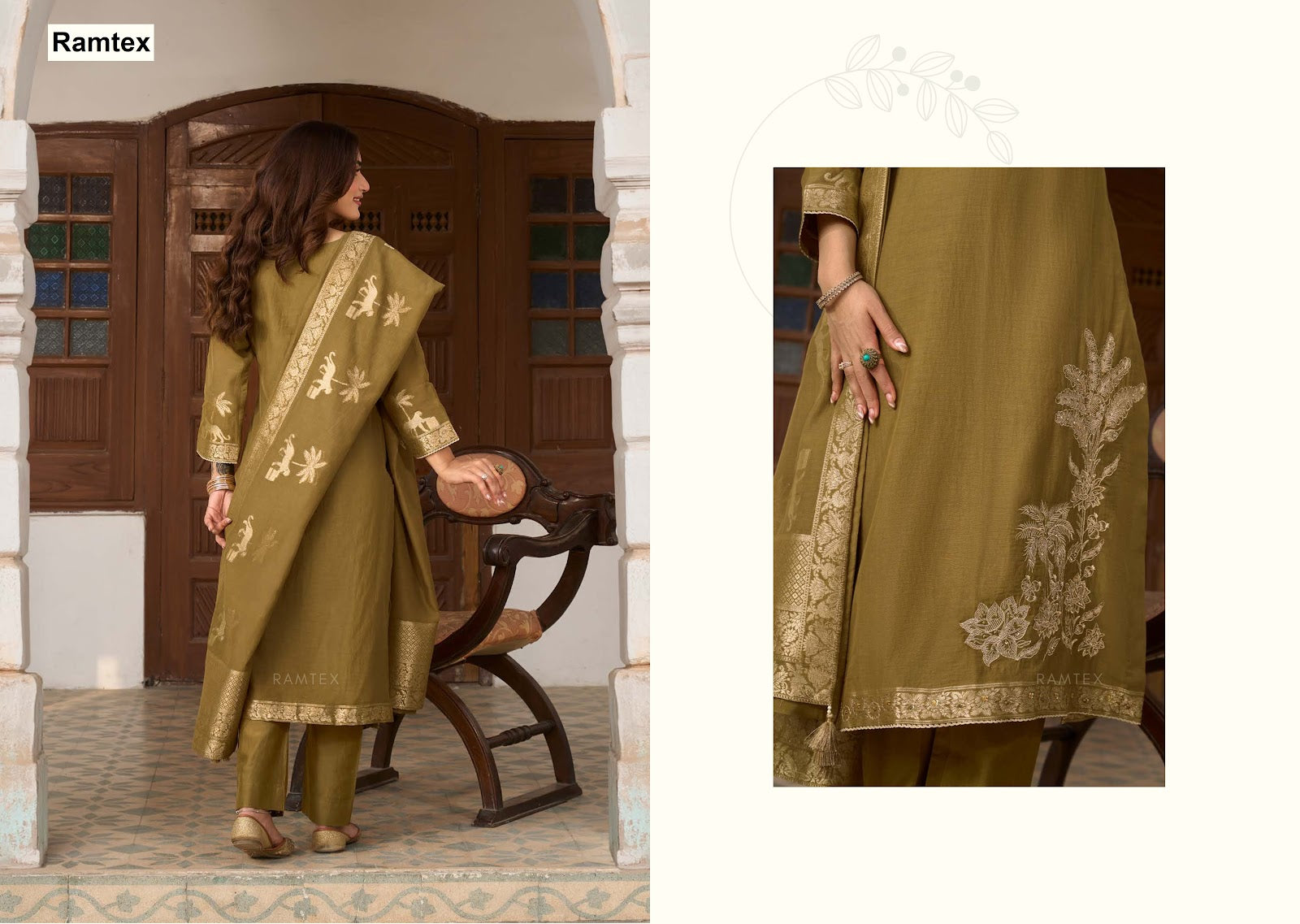 Mulmul Ramtex Mul Cotton Pant Style Suits Wholesale Rate