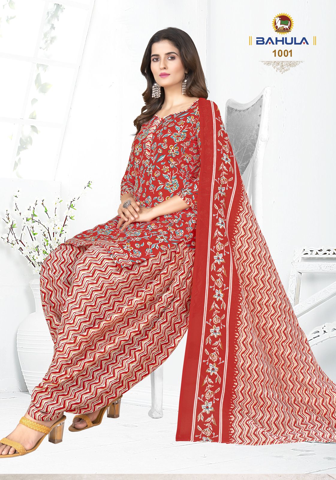 Mumal Vol 3 Bahula Semi Cotton Readymade Patiyala Suits Supplier Gujarat