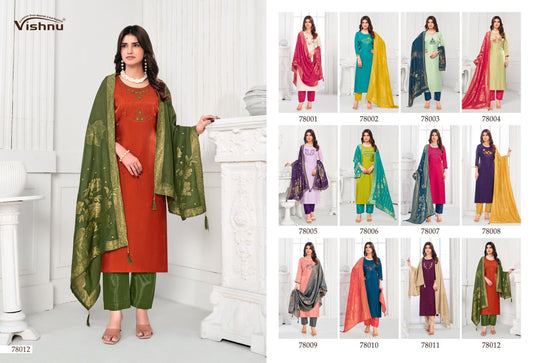 Mumkeen Vishnu Impex Modal Pant Style Suits Exporter India