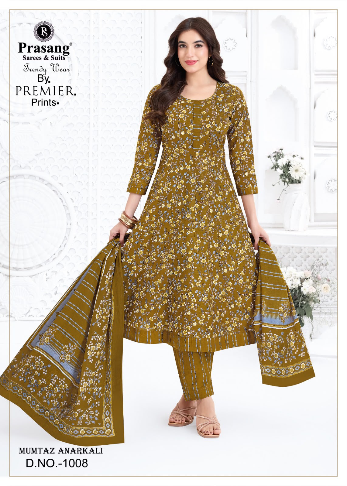 Mumtaz Anarkali Vol 1 Prasang Readymade Cotton Pant Suits Manufacturer