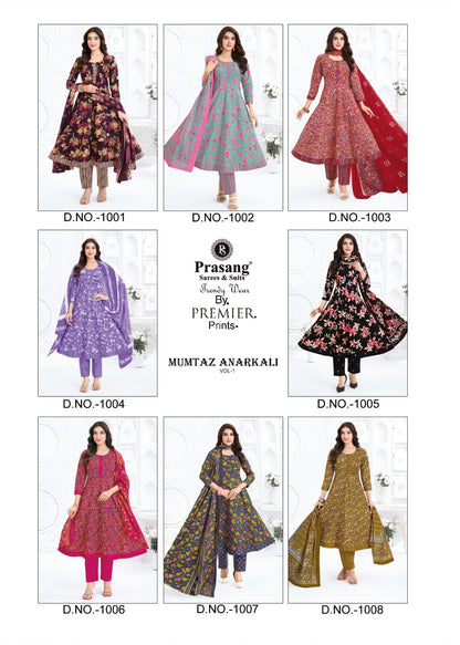 Mumtaz Anarkali Vol 1 Prasang Readymade Cotton Pant Suits Manufacturer
