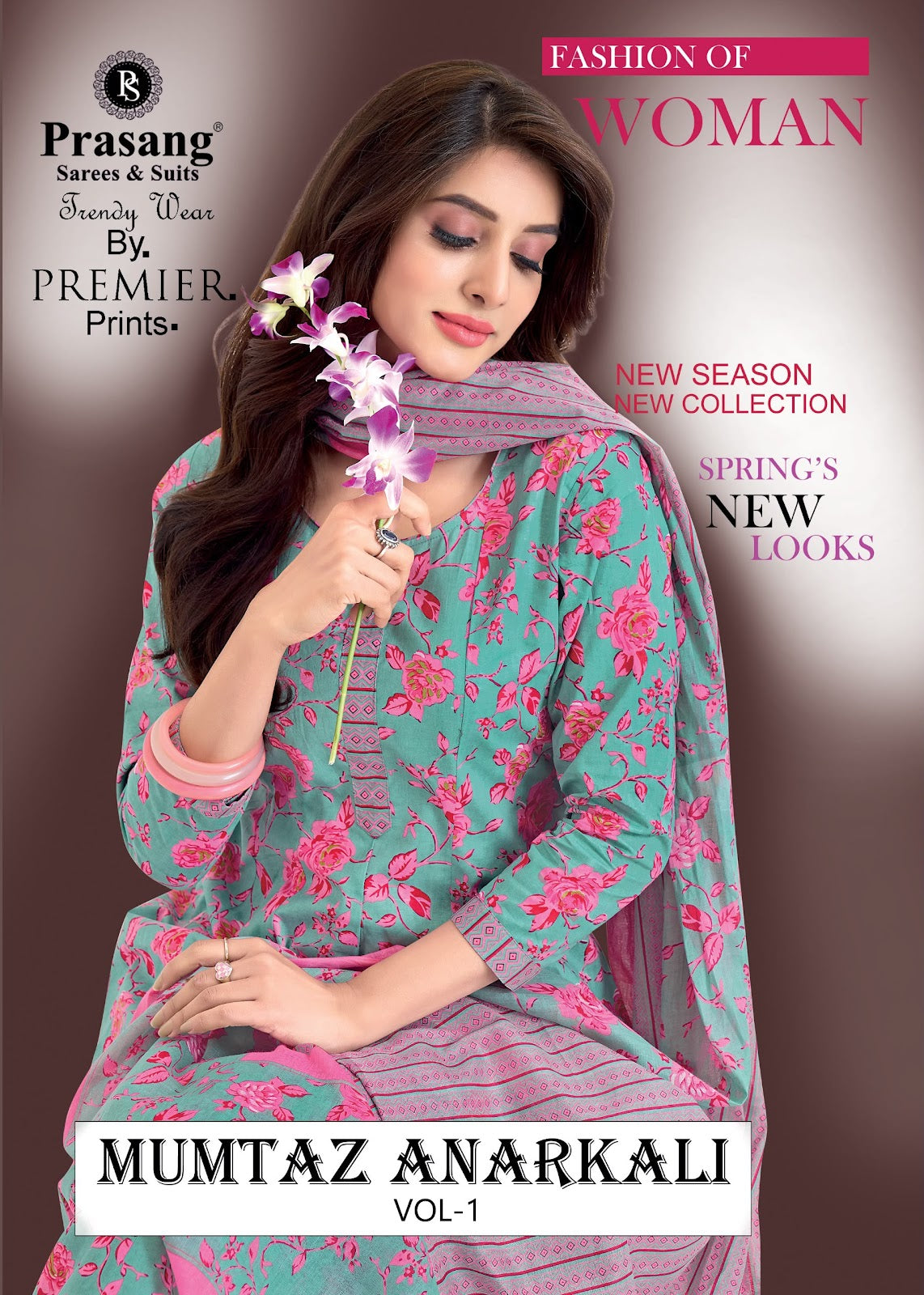 Mumtaz Anarkali Vol 1 Prasang Readymade Cotton Pant Suits Manufacturer