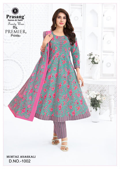 Mumtaz Anarkali Vol 1 Prasang Readymade Cotton Pant Suits Manufacturer