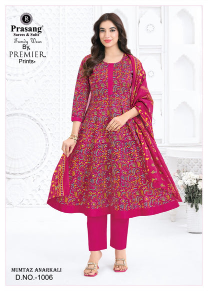 Mumtaz Anarkali Vol 1 Prasang Readymade Cotton Pant Suits Manufacturer