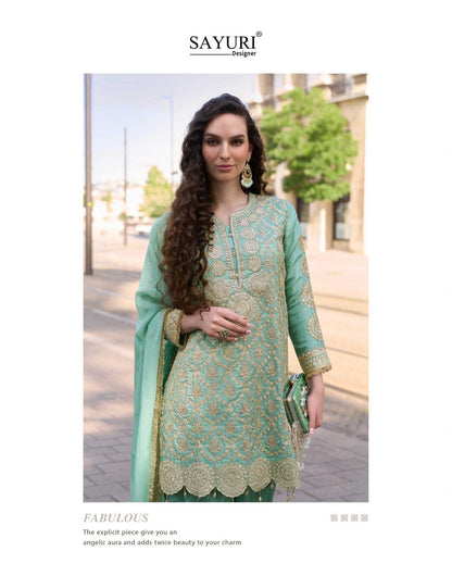 Mumtaz Sayuri Silk Readymade Suits Wholesale Rate