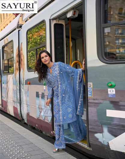 Mumtaz Sayuri Silk Readymade Suits Wholesale Rate