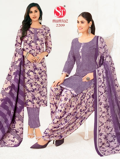 Mumtaz Vol 22 Shiv Tex Indo Cotton Dress Material Supplier India