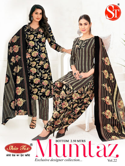 Mumtaz Vol 22 Shiv Tex Indo Cotton Dress Material Supplier India