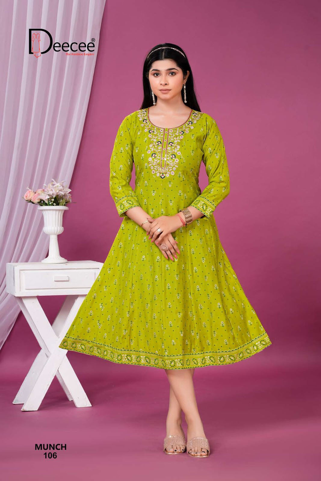 Munch Deecee Vatican Anarkali Kurtis Exporter Ahmedabad