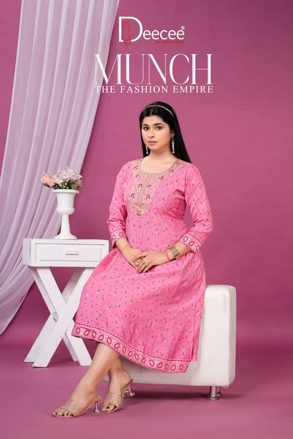 Munch Deecee Vatican Anarkali Kurtis Exporter Ahmedabad