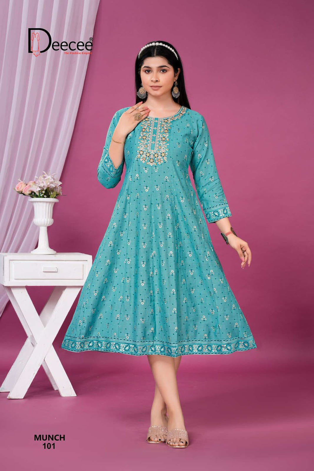 Munch Deecee Vatican Anarkali Kurtis Exporter Ahmedabad
