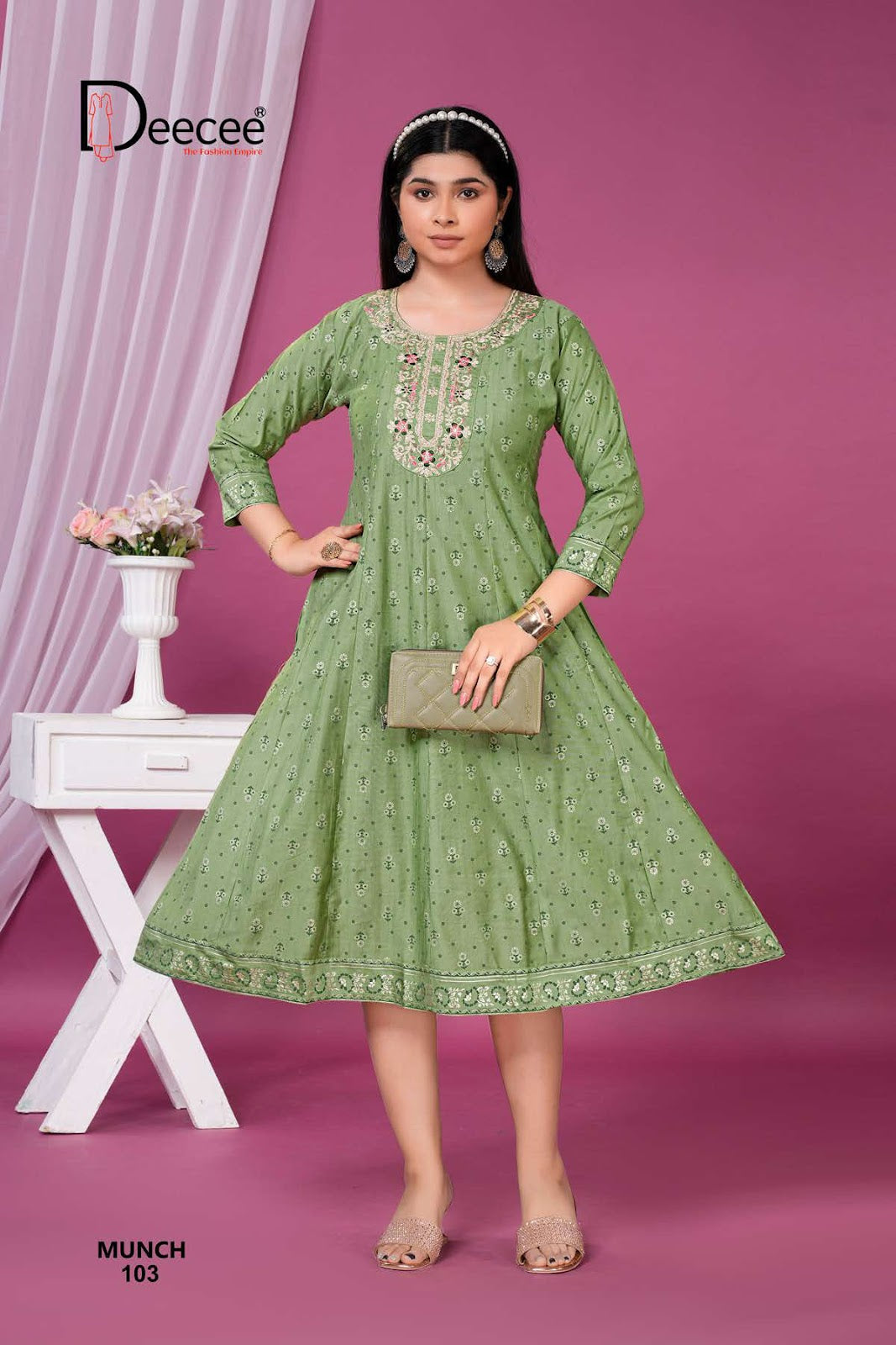 Munch Deecee Vatican Anarkali Kurtis Exporter Ahmedabad