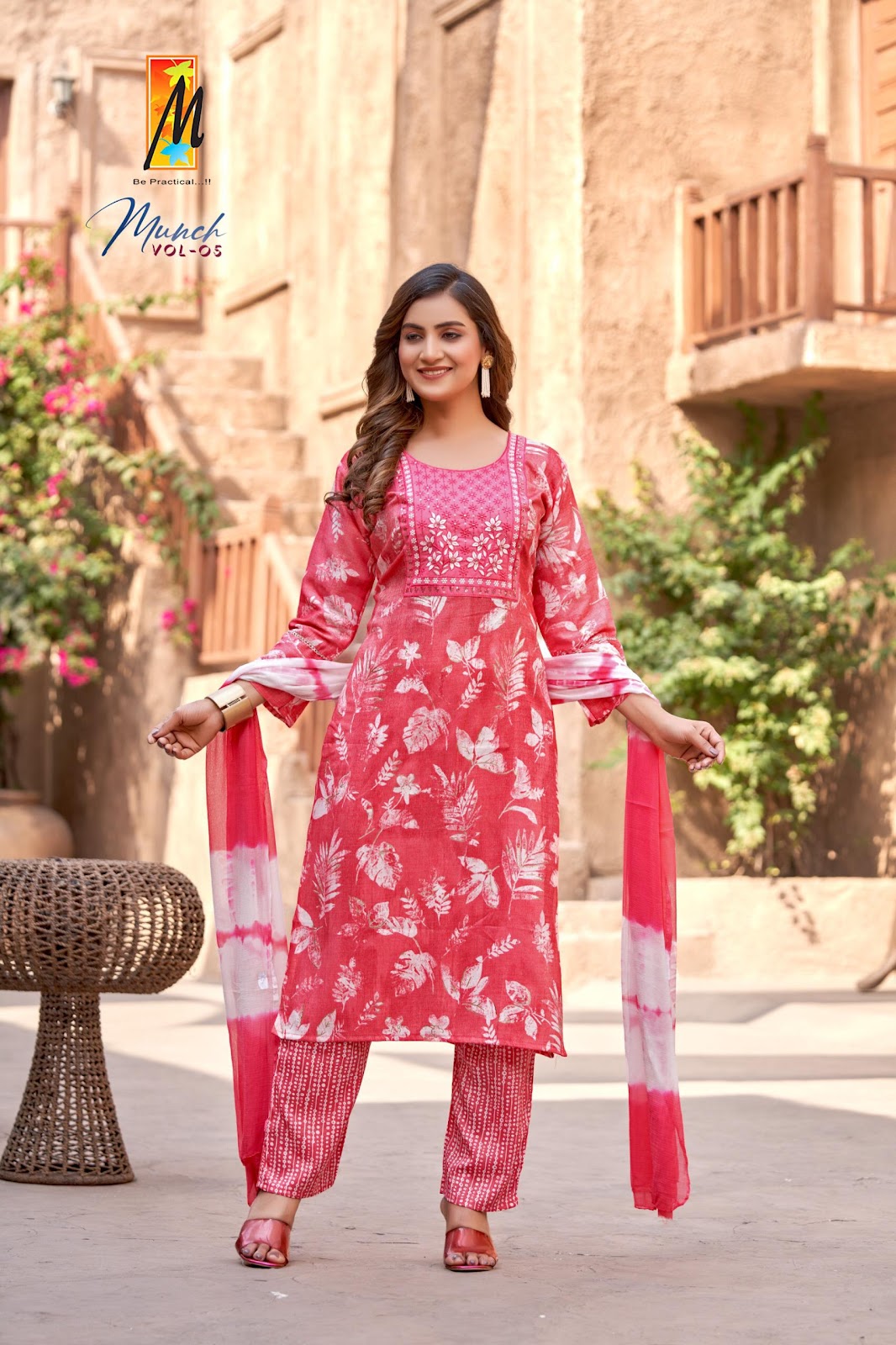 Munch Vol 5 Master Capsule Readymade Pant Style Suits Exporter Ahmedabad
