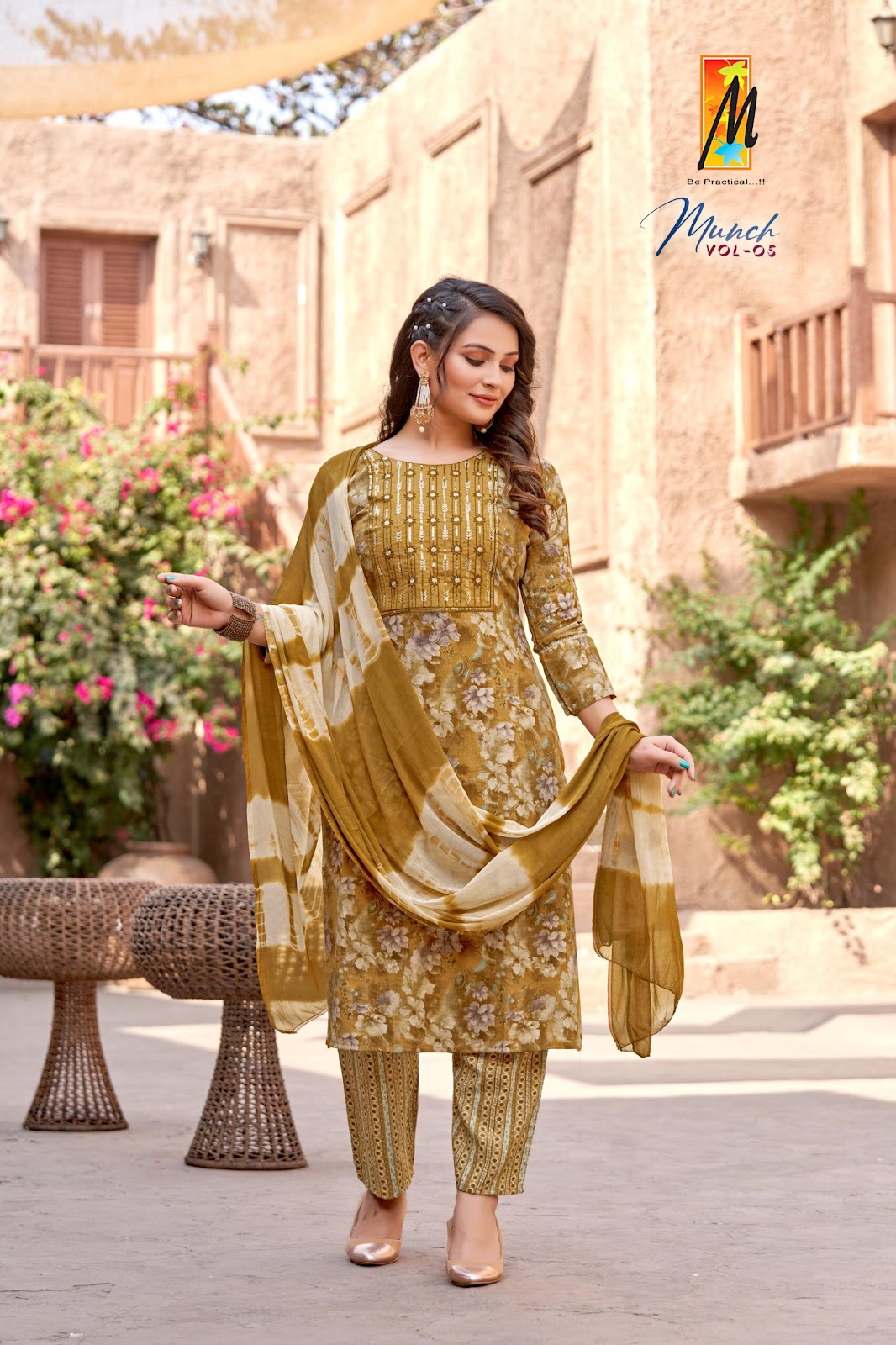 Munch Vol 5 Master Capsule Readymade Pant Style Suits Exporter Ahmedabad