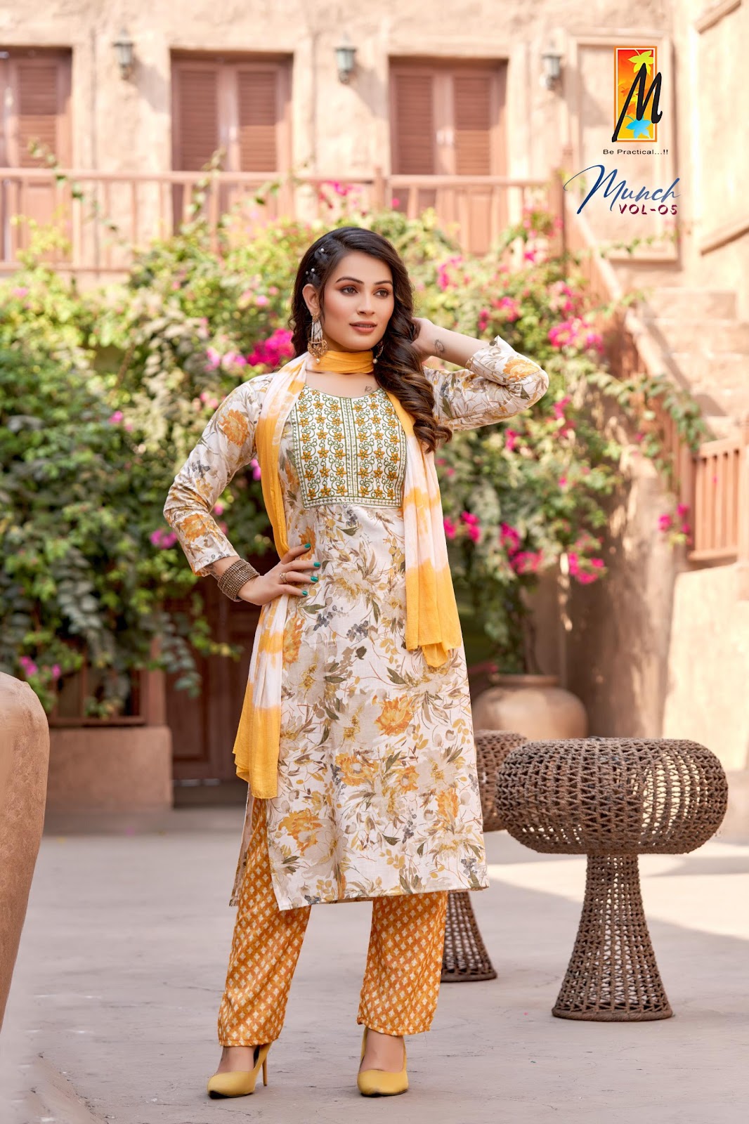 Munch Vol 5 Master Capsule Readymade Pant Style Suits Exporter Ahmedabad