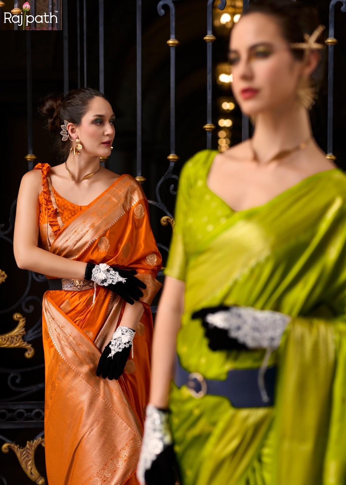 Mungha Silk Rajpath Sarees Manufacturer Ahmedabad