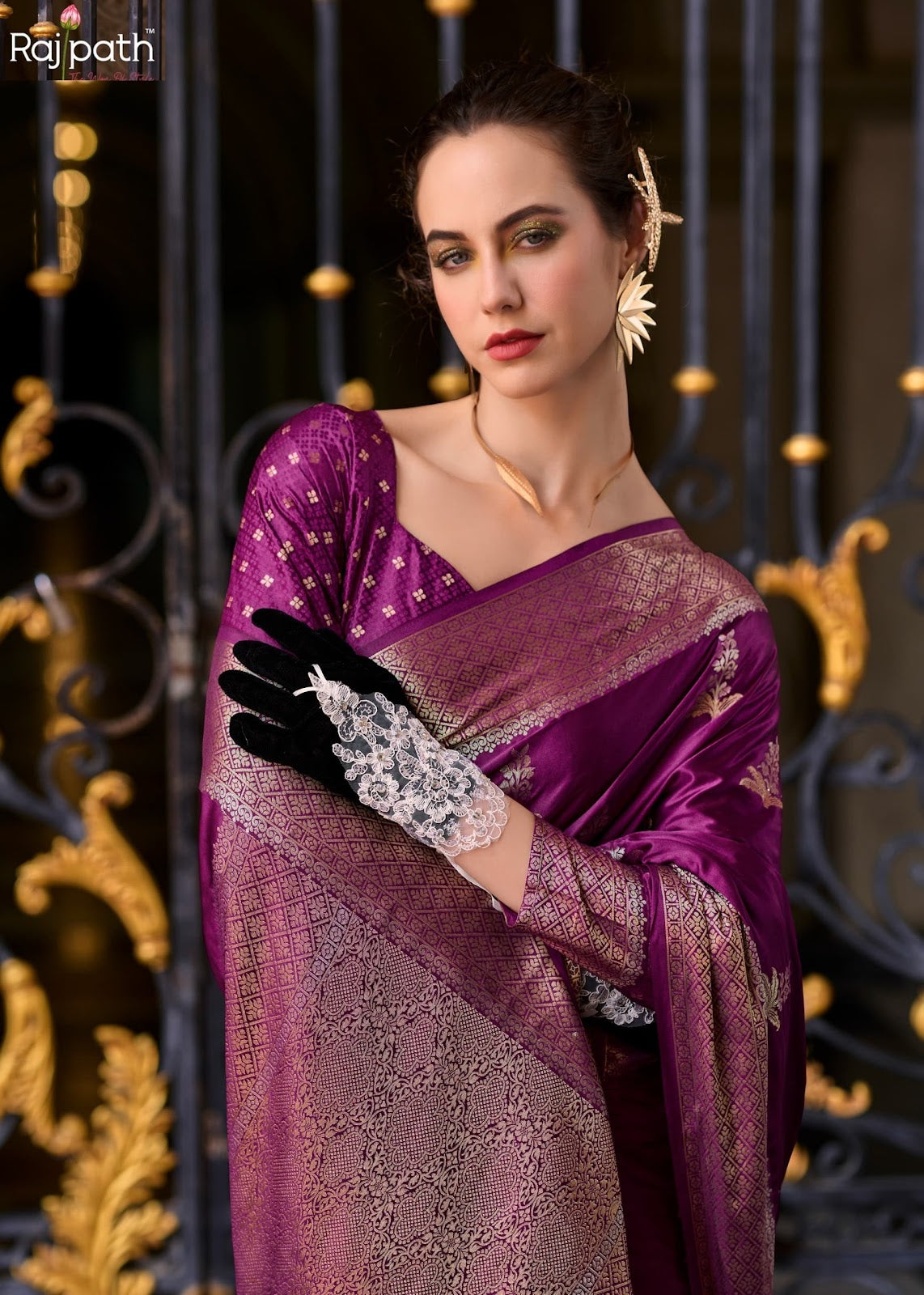 Mungha Silk Rajpath Sarees Manufacturer Ahmedabad