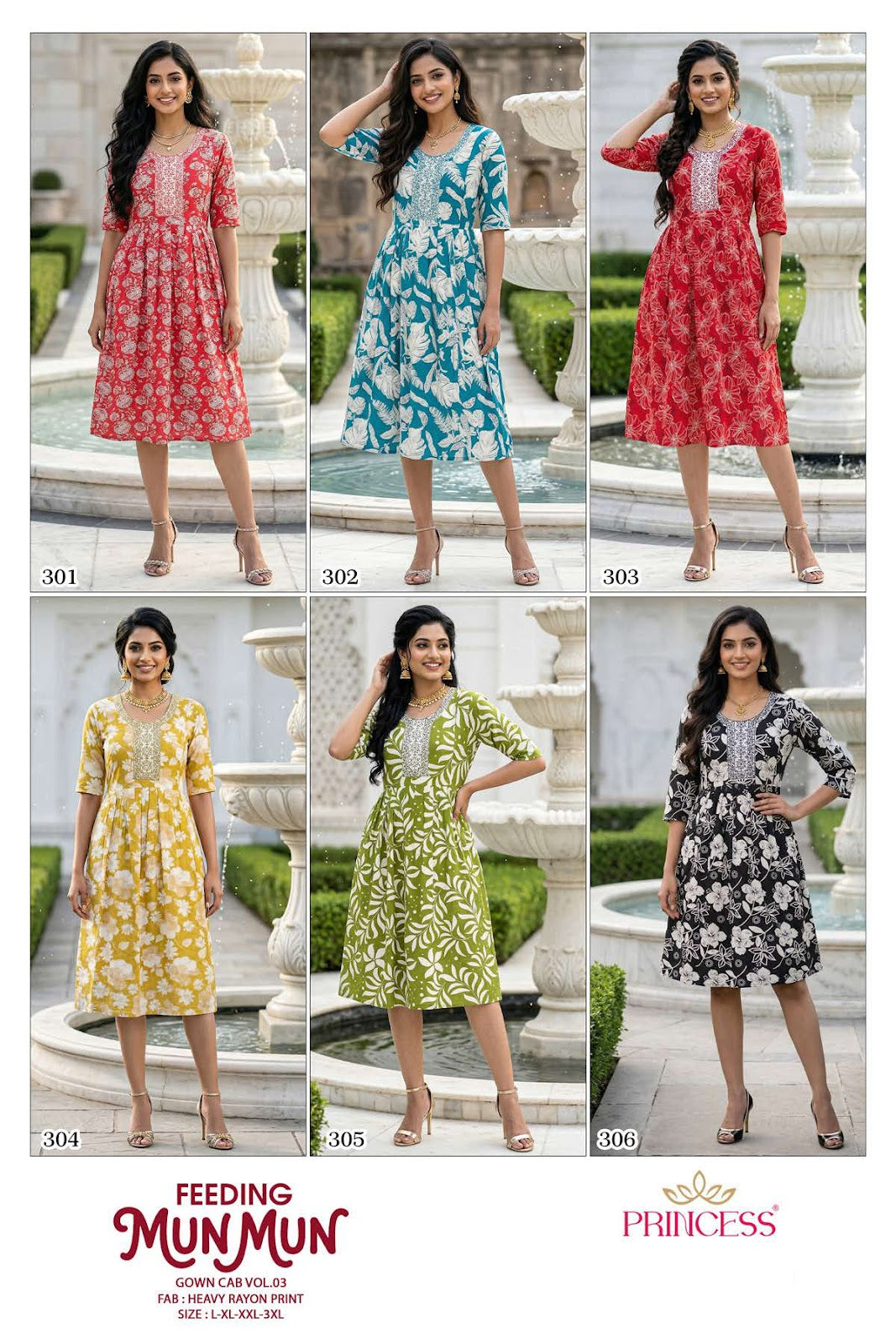 Munmun Princess Creation Heavy Rayon Feeding Kurtis Exporter