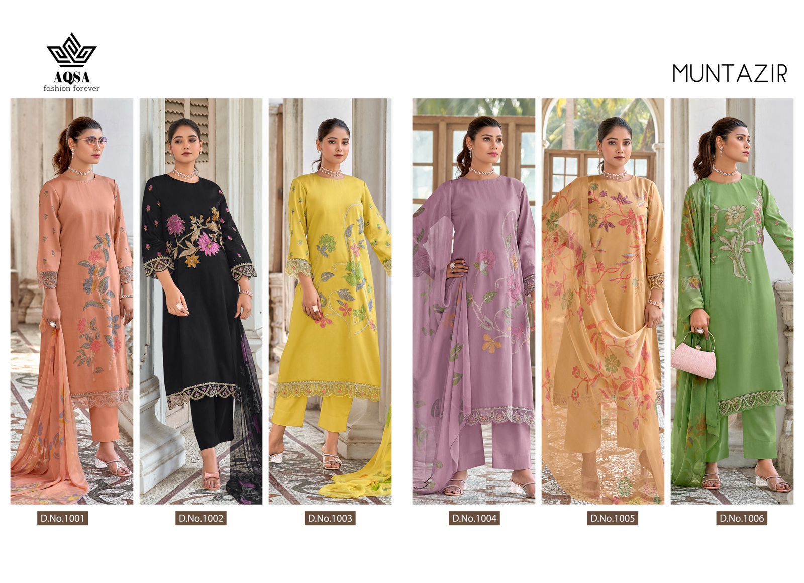 Muntazir Aqsa Jaam Cotton Pant Style Suits
