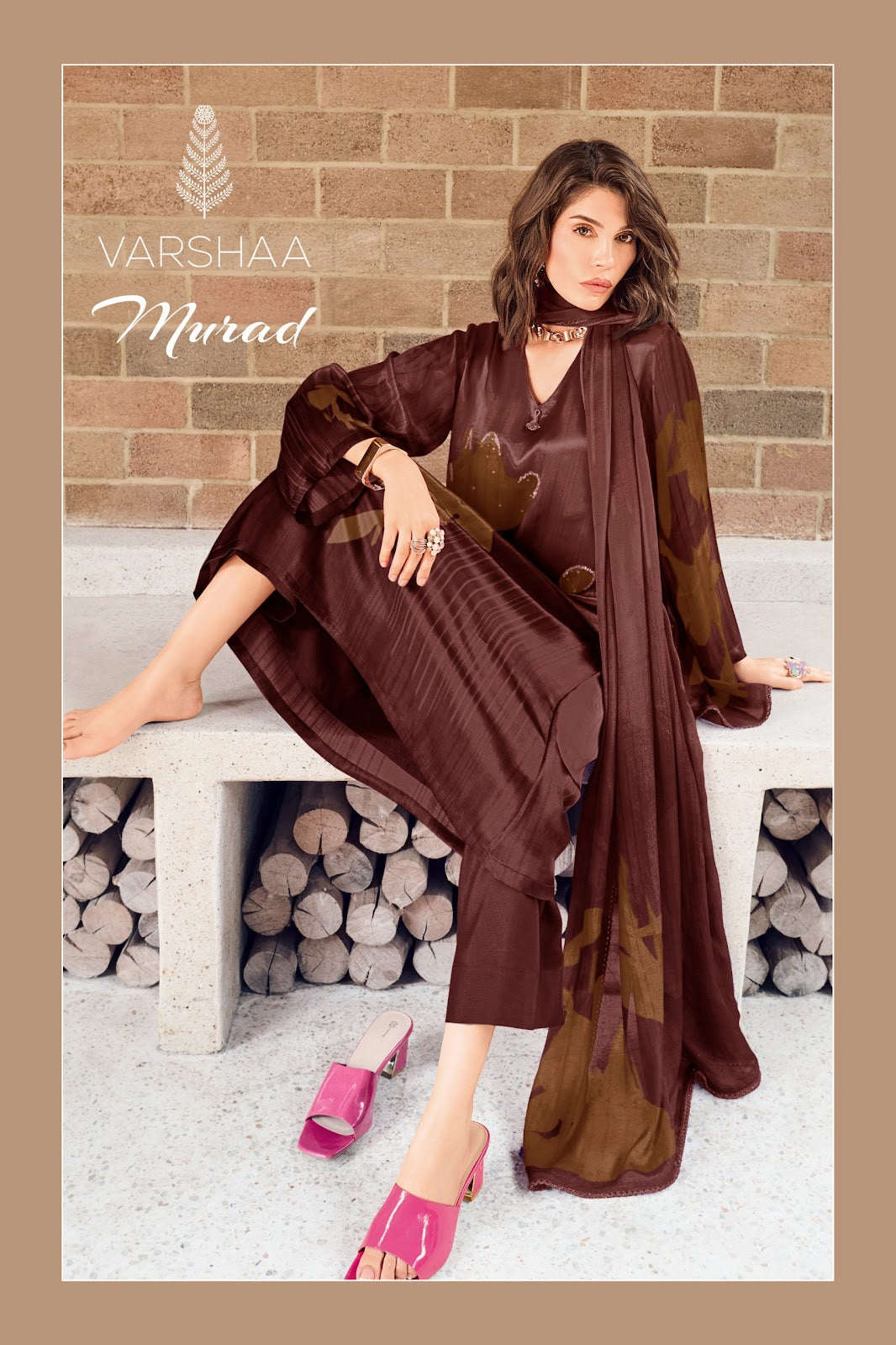 Muraad Varshaa Viscose Pashmina Suits Wholesale Price