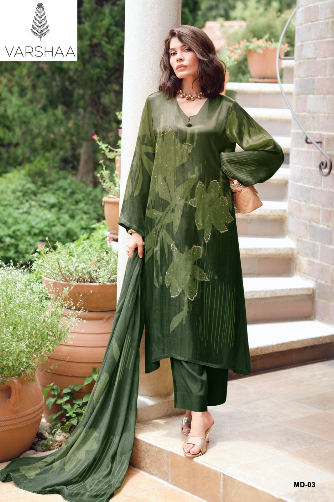 Muraad Varshaa Viscose Pashmina Suits Wholesale Price