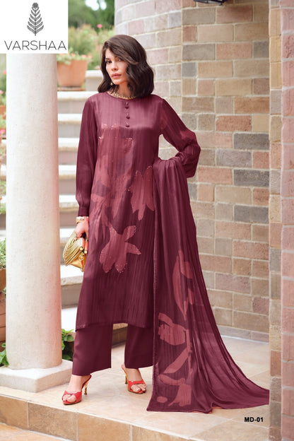 Muraad Varshaa Viscose Pashmina Suits Wholesale Price