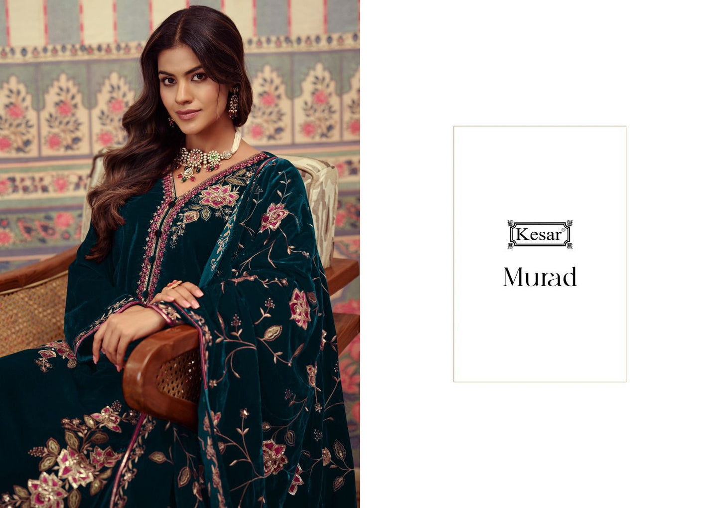 murad kesar velvet suits exporter india