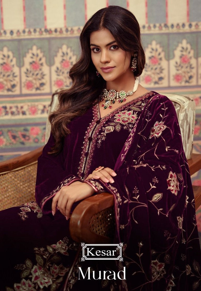 murad kesar velvet suits exporter india