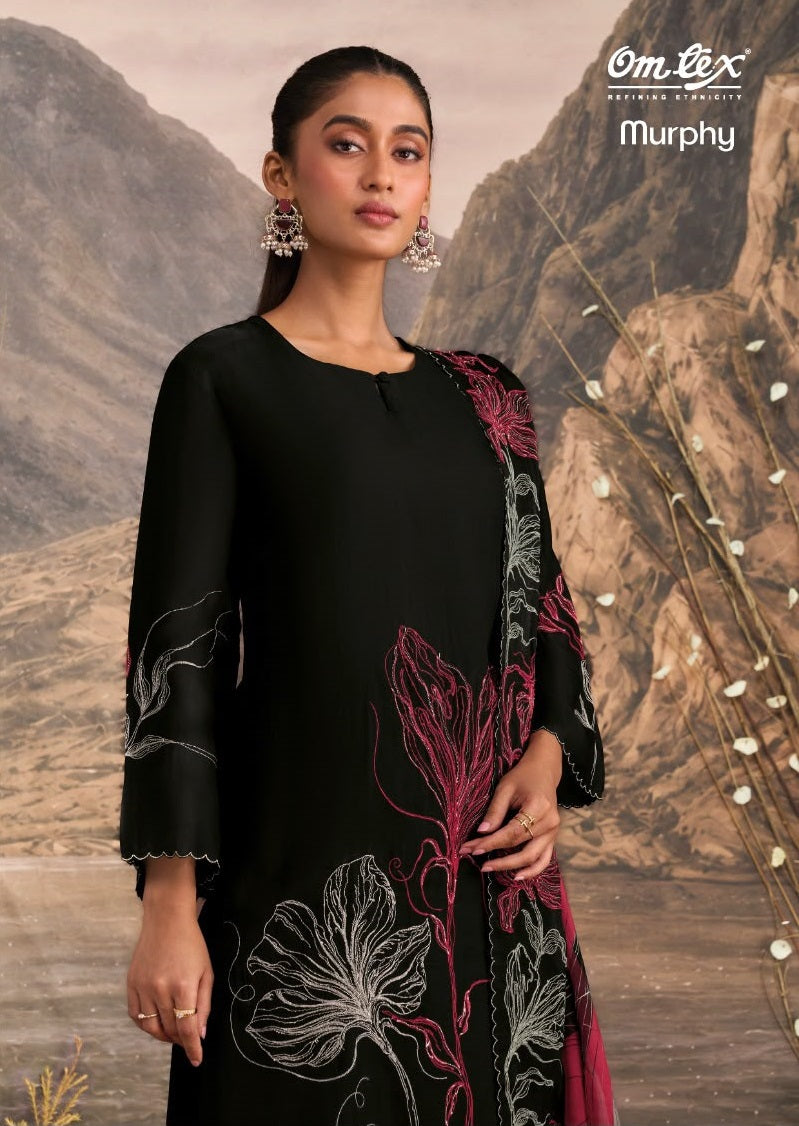 Murphy Omtex Organza Pant Style Suits Exporter Ahmedabad