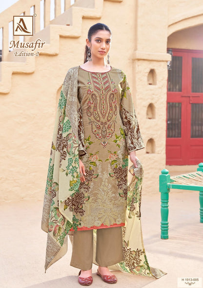 Musafir 2 Alok Cambric Cotton Karachi Salwar Suits Wholesaler
