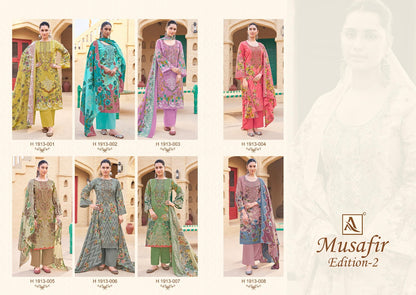 Musafir 2 Alok Cambric Cotton Karachi Salwar Suits Wholesaler