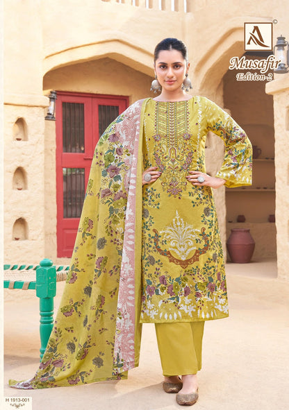 Musafir 2 Alok Cambric Cotton Karachi Salwar Suits Wholesaler