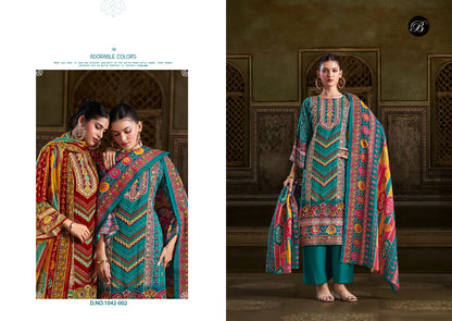 Musafir Belliza Designer Studio Viscose Rayon Karachi Salwar Suits Wholesale